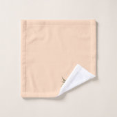 Subtiel perzikontwerp en ontwerp van de tan bad handdoek (Wasdoekje)