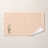 Subtiel perzikontwerp en ontwerp van de tan bad handdoek (Handdoek)