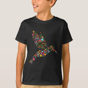 Subtiele Anti Trump Bloemen Kolibrie Verborgen Ber T-shirt