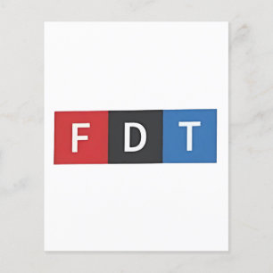 Subtiele anti-Trump FDT anti-Maga Democraten Flyer