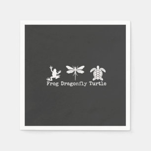 Subtiele anti-Trump FDT anti-Maga kikker schildpad Servet