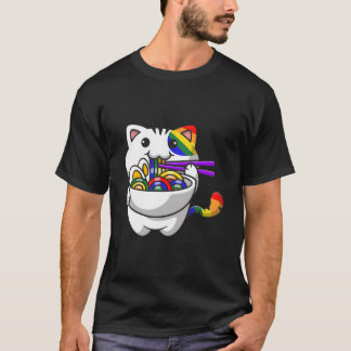 Subtiele Gay Ra Kat Pride Vlag Regenboogvlag Kat G T-shirt