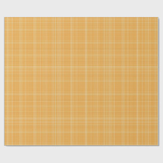 Subtiele Gouden Gingham Plaid Cadeaupapier