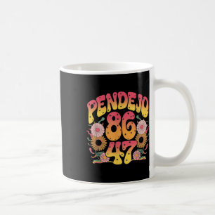 Subtiele Groovy Retro Pendejo Bloemen Anti-Trump 8 Koffiemok