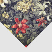 Subtiele kleur Wild Honeysuckle Print Tissuepapier (Detail)