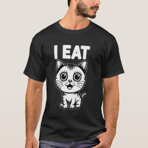 Subtiele Lesbische Katten Trots Ik Eet Lesbisch T-shirt