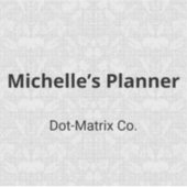 Subtiele monochrome sierstip-matrix Stickers (Voorkant)