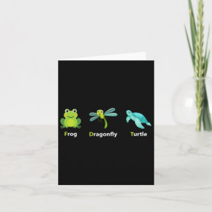 Subtiele Politieke Humor Kikker Dragonfly Turtle S Kaart