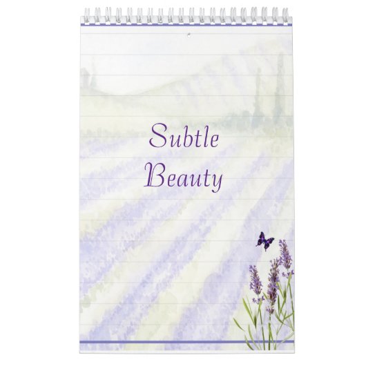 Subtiele schoonheid kalender (Hoes)