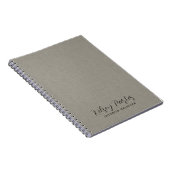 Subtiele Textuur Notitieboek (Rechterzijde)