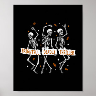 Subtiele Trump Halloween Skelet Verschrikkelijk Do Poster