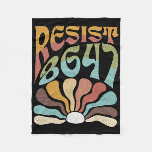 Subtiele Verzets 8647 Trump Verzets Trump Protest Fleece Deken