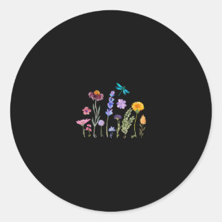 Subtiele Vintage Waterverf Anti Trump  Ronde Sticker
