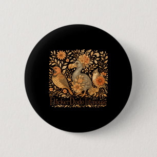 Subtiele Vogels Flicker Dodo Titmouse Trump Verzet Ronde Button 5,7 Cm
