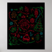 Subtle Anti Trump Christmas Funny Democracy Libera Poster (Voorkant)