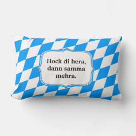 Subtle Bavarian over katoen Kussen