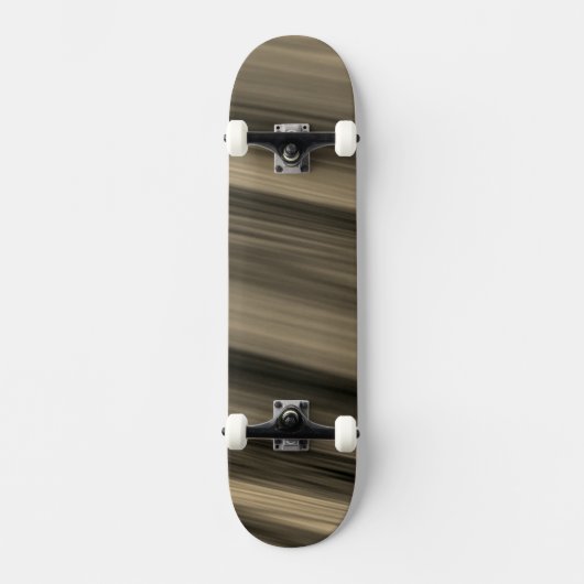 Subtle Brown Stripe Skateboard (Voorkant)