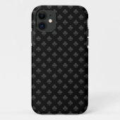 Subtle Clubs - Donkergrijs op zwart Case-Mate iPhone Case (Achterkant)