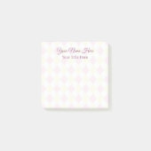 Subtle Diamond Patterned Notes (Voorkant)