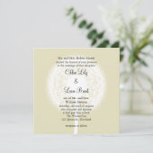 Subtle Elegance Wedding Invitation Kaart (Staand voorkant)