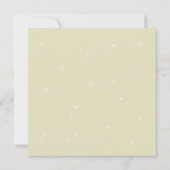 Subtle Elegance Wedding Invitation Kaart (Achterkant)