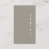 Subtle Fabric Elegant Logo Visitekaartje (Voorkant)