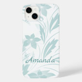 Subtle Floral in Blues Case-Mate iPhone Case (Achterkant)
