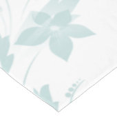 Subtle Floral in Blues Tafelkleed (Gekanteld)