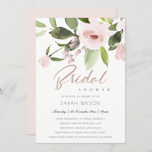 SUBTLE KLEURENWASSEN BLUSH PINK FLORAL VRIJGEZELLE KAART