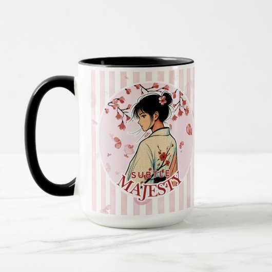 Subtle Majesty Cherry Blossom Anime Mug (Gauche)
