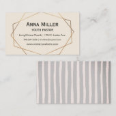 Subtle Modern Youth Ministry Visitekaartje (Voorkant / Achterkant)