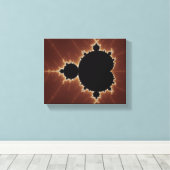 Subtle Power Fractal Canvas Afdruk (Insitu (Houten vloer))