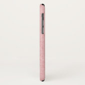 Subtle roze snakeskin-patroon Case-Mate iPhone case (Achterkant/links)