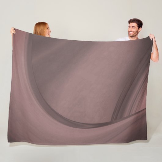 Subtle Sangria Fleece Deken (In situ)