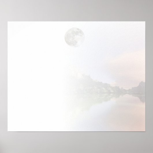 Subtle Sci-Fi Fantasy Landscape Afbeelding 3 Poste Poster (Voorkant)