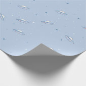 Subtle Spaceship Wrapping Paper Cadeaupapier (Hoek)