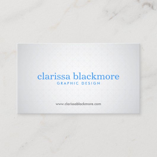 SUBTLE SPOTLIGHT No. 1 Designer Visitekaartje (Voorkant)