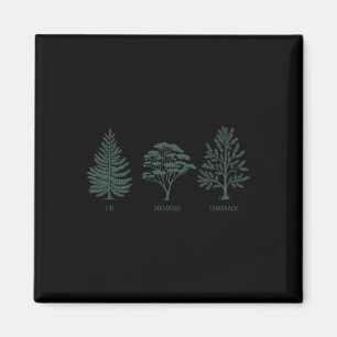 Subtle Tree Anti Trump Shirt Tree Fir Dogwood Tama Magneet