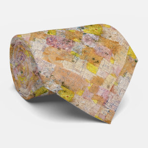 Suburban Bliss Cravate - Art Abstrait de Paul Klee