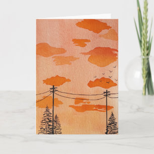 suburbane zonsondergang