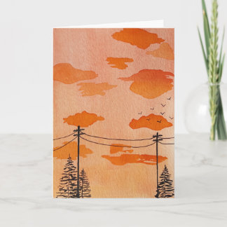 suburbane zonsondergang