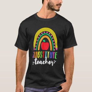 Subvierkant Rug achterste T-shirt