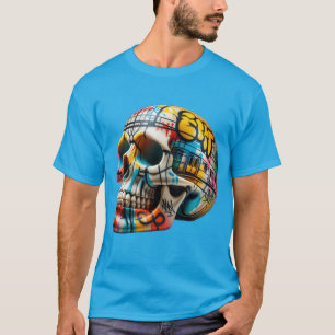Subway Art Skull T-shirt