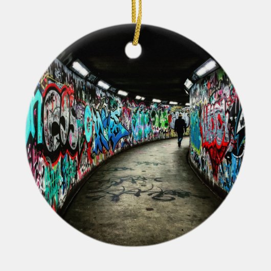 Subway graffiti keramisch ornament (Voorkant)