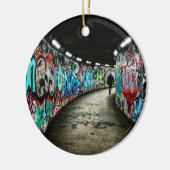Subway graffiti keramisch ornament (Links)
