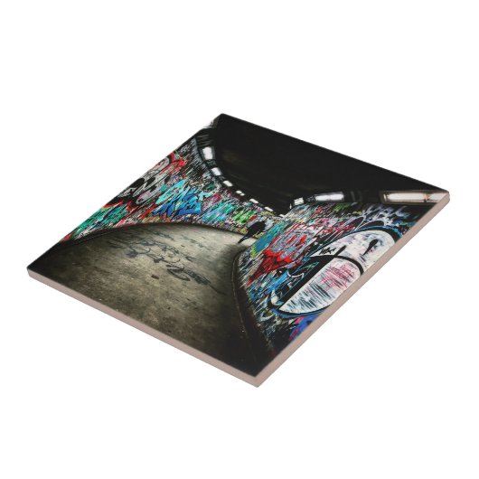 Subway graffiti tegeltje (Zijkant)