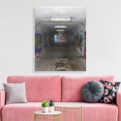 Subway Gritty Graffiti Street art, echte wereldkun Canvas Afdruk (Insitu (Woonkamer))