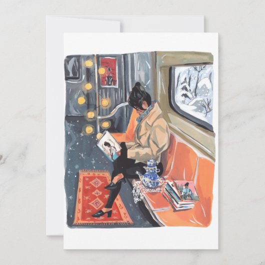 Subway in stijl uitnodiging (Voorkant)