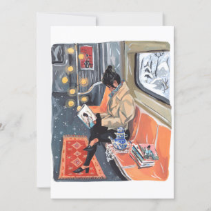 Subway in stijl uitnodiging