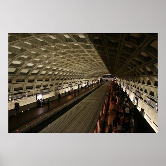 Subway in Washington D.C. Poster (Voorkant)